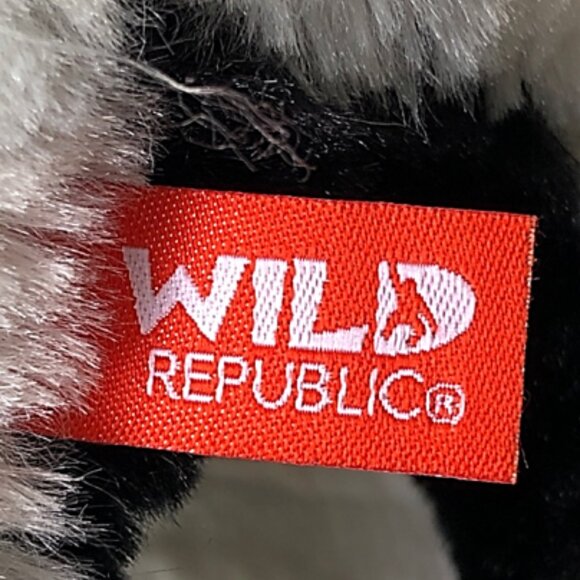 Wild Republic Black & White Ruffed Lemur Stuffed Animal - 8" - Picture 7 of 7